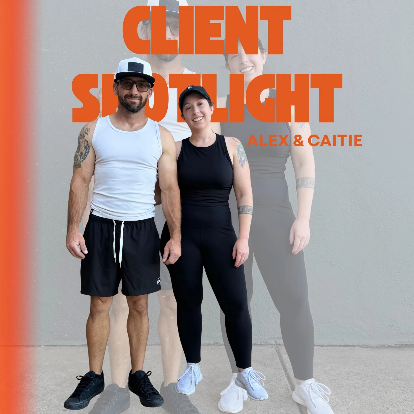 AZ BUILT Athletics client spotlight featuring Alex and Caitie